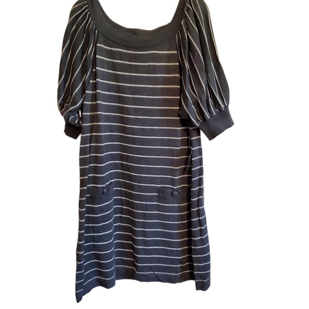 JH Short‎ Sleeve Sweater Dress with Front Pockets XL